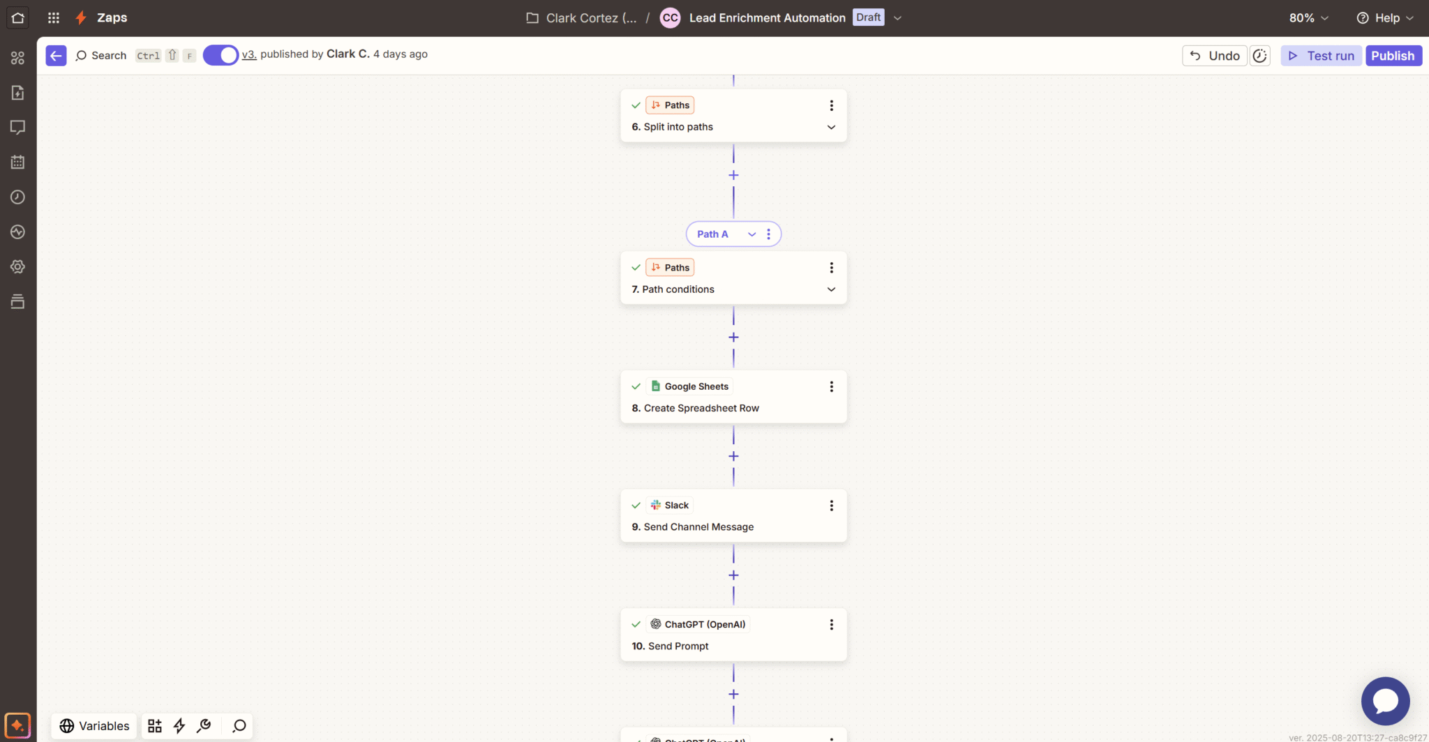 Lead Enrichment Automation - Cont.